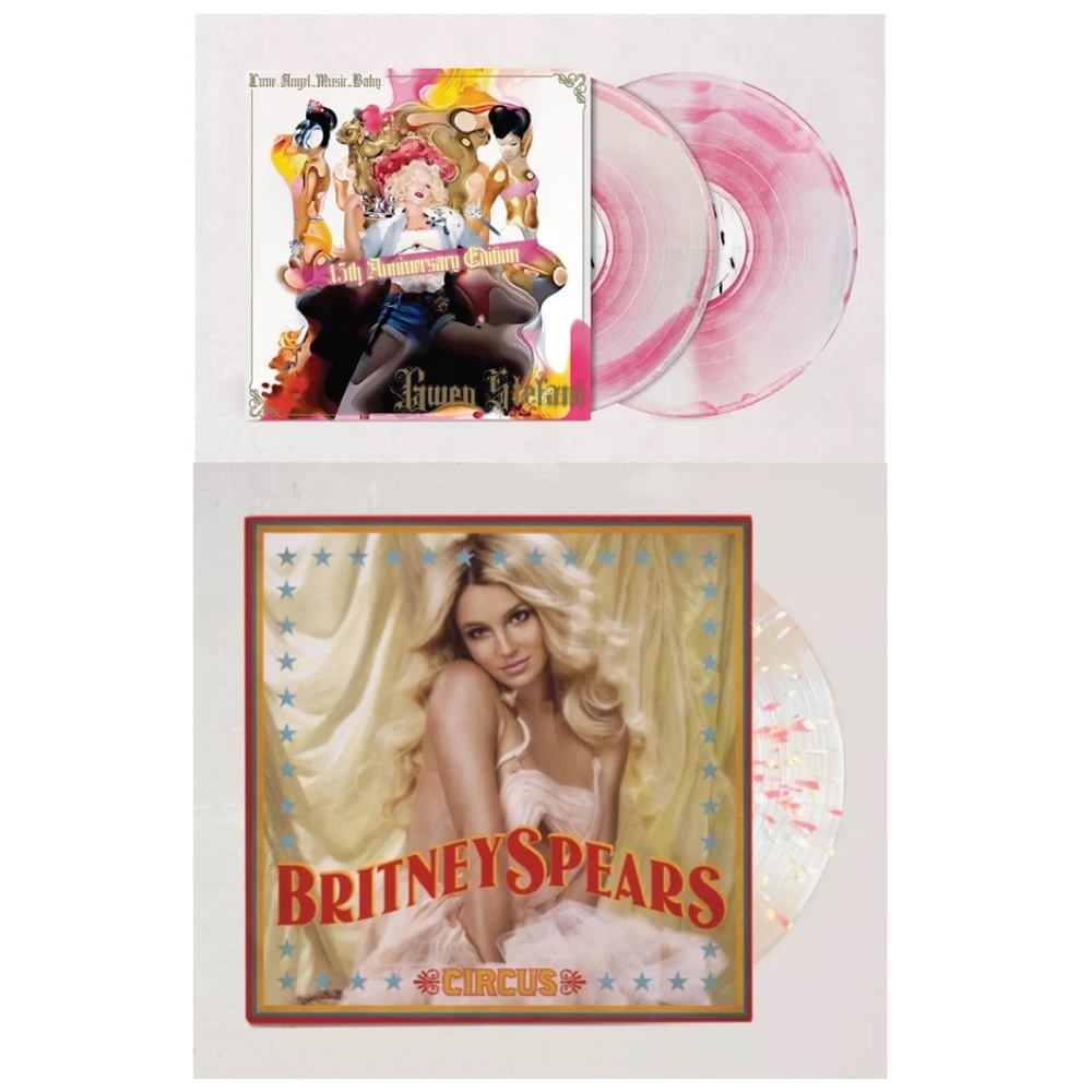 SEALED! Britney Spears Circus & Gwen Stefani Love Angel Music Baby Vinyl
